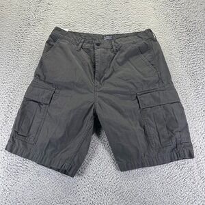 Levi Strauss & Co Short Men 34 Black Cotton Cargo Outdoor Travel Hiking Gorpcore